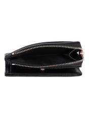 Small black women's wallet POREC-0400A-99(Z26), interior view on a white background.