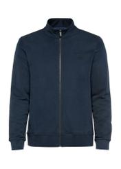 Men's navy blue cotton hoodless sweatshirt BLZMT-0061-69(W25)