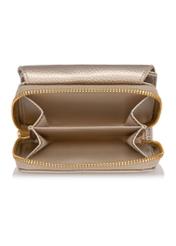 Small gold women's wallet POREC-0396-28(Z24)