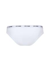 Set of women's panties in three colors ZESDS-0003-00(KS), back view of the product on a white background.