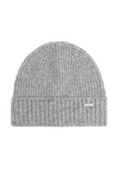 Gray women's wool hat CZADT-0210-9B(Z26) - front product view on white background.