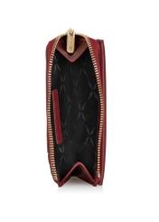 Women's red leather wallet PORES-0866-40(Z23)-04