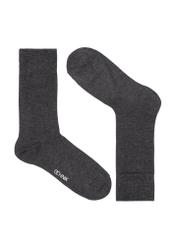 Long grey men's socks SKAMT-0175-91(Z23)-01