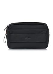 Black men's cosmetic bag TORMN-0318-99(W24)-01