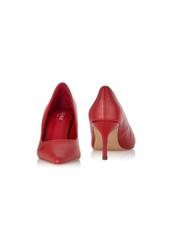 Red leather women's pumps BUTYD-1031-42(Z24)-06