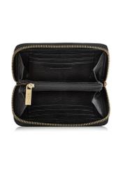 Women's black leather wallet PORES-0911-99(W24)-05