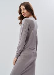 Women's grey sweater SWEDT-0193-91(Z23)-03