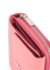 Small pink women's wallet PORES-0802G-31(Z25), close-up of the product detail on a white background.