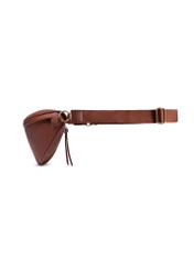 Large women's waist bag in light brown color TOREC-1266-1G(Z26), side view of the product on a white background.