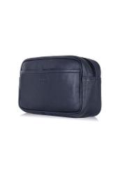 Men's navy blue leather cosmetic bag TORMS-0182A-69(W24)-02