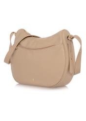 Beige women's saddle bag TOREC-0814-80(W23)-02