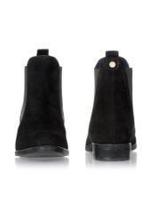 Women's suede black leather boots BUTYD-1009-98(Z24)-03