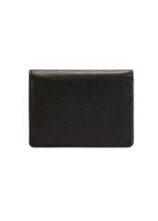 Black women's wallet with RFID protection PORES-0824RFID-99(Z25), product view from the back on a white background.