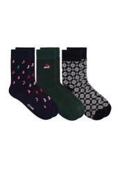 Set of men's Christmas socks ZESMT-0043-15(Z23)-01