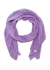 Lilac women's scarf with crease SZADT-0157-75(W23)-04