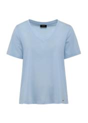 Light blue basic women's t-shirt TSHDT-0120-60(W25)-01