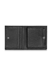 Men's leather wallet with stitching PORMS-0521-99(W23)-06