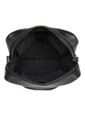 Black large leather men's postbag TORMS-0418-99(W24)-06