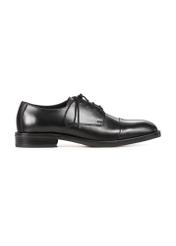Black leather men's shoes BUTYM-0512-99(Z25), side view of the product on a white background.