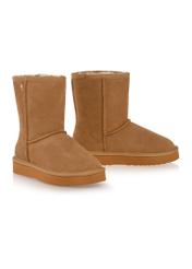 Beige long women's snow boots BUTYD-1139-82(Z24)-02