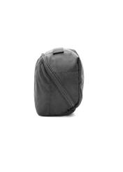 Black women's cosmetic bag TOREN-0323-99(Z25), side view of the product on a white background.
