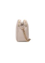 Small cream women's handbag TOREC-1051-12(Z25), side view of the product on a white background.