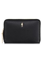 Women's black leather wallet PORES-0898-99(Z23)-01