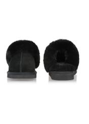 Black slip-on snow boot style slippers BUTYD-1137-99(Z24)-06