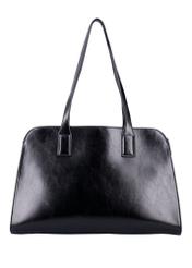 Large black handbag TOREC-1323-99(Z26), product view from the back on a white background.
