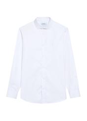 White men's shirt KOSMT-0352-11(Z25), front product view on white background.