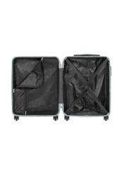 Small suitcase on wheels WALAB-0081-8F-19(W26), product view inside on white background.