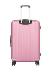 Set of hard suitcases on wheels 19"/24"/29" WALAB-0053-5C(W26), product view from the back on a white background.