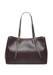 Large brown shopper bag TOREC-1381-1H(Z26), front view of the product on a white background.