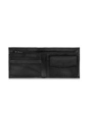 Black folding men's wallet PORMN-0018-99(Z23)-04