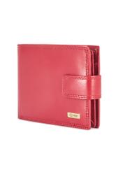 Red men's wallet SL-134-41(KS), diagonal product view on white background.