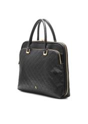 Black large women's bag TOREC-0978A-98(Z25), diagonal view of the product on a white background.