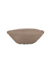 Cool brown leather waist bag TORES-0894-1K(Z26). Back view on a white background.