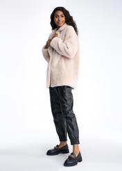 Women's oversize wool fur coat FUTDW-0015-81(Z22)-03