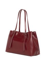 Large burgundy shopper bag TOREC-1381-4C(Z26), angled product view on a white background.