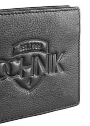 Men's leather wallet with embossing PORMS-0514A-99(W23)-06