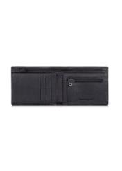 Men's leather wallet with stitching PORMS-0514-99(W23)-04