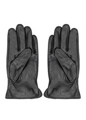 Men's leather gloves with welt REKMS-0011-99(Z24)