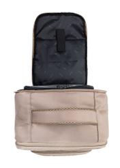 Dark beige airplane backpack PLCMN-0014A-80(Z25)