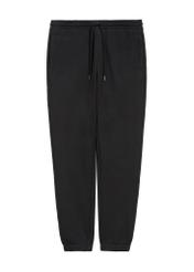 Men's black sweatpants SPOMT-0101-99(Z25), product view from the front on a white background.