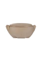 Beige leather women's bag TORES-0894D-81(Z25) - front product view on white background.