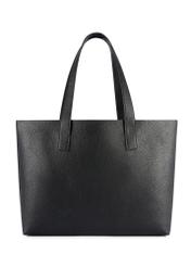 Black women's shopper bag TOREC-1208-9I(W26), product view from the back on a white background.