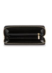 Large black ladies wallet with embossing PORES-0881-99(Z23)-04