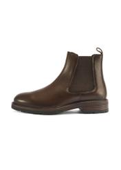 Men's brown leather Chelsea boots BUTYM-0521-1I(Z26), side view of the product on a white background.