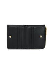 Black small women's wallet POREC-0400A-99(Z25), product view inside on white background.