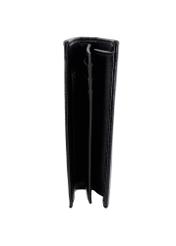 Black leather men's wallet PORMS-0737-99(Z26)